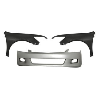 Sherman® - 3-Piece (Front Bumper Cover, Front Driver and Passenger Side Fender) (CAPA Certified)