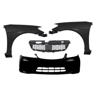 Sherman® - 4-Piece (Front Bumper Cover, Front Driver and Passenger Side Fender, Grille) (Value Line)