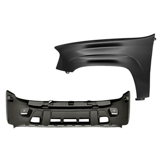 Sherman® - 2-Piece (Front Bumper Cover, Front Driver Side Fender) (Value Line)