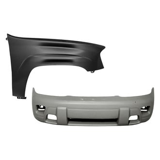 Sherman® - 2-Piece (Front Bumper Cover, Front Passenger Side Fender) (CAPA Certified)