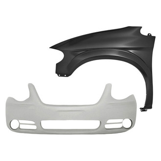 Sherman® - 2-Piece (Front Bumper Cover, Front Driver Side Fender) (Value Line)