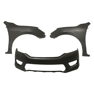 Sherman® - 3-Piece (Front Bumper Cover, Front Driver and Passenger Side Fender) (CAPA Certified)