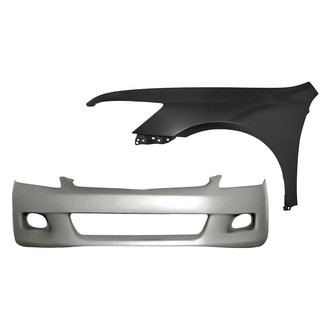 Sherman® - 2-Piece (Front Bumper Cover, Front Driver Side Fender) (CAPA Certified)