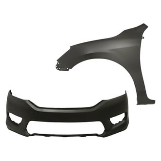 Sherman® - 2-Piece (Front Bumper Cover, Front Driver Side Fender) (CAPA Certified)