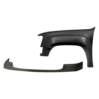 Sherman® BNDL-229446 - 2-Piece (Front Upper Bumper Cover, Front Driver Side Fender) (CAPA Certified)