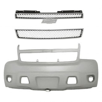 Sherman® - 3-Piece (Front Bumper Cover, Upper and Lower Grille) (Value Line)