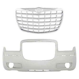 Sherman® - 2-Piece (Front Bumper Cover, Grille) (Value Line)