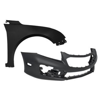 Sherman® - 2-Piece (Front Bumper Cover, Front Passenger Side Fender) (CAPA Certified)