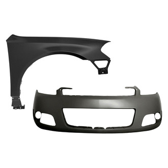 Sherman® - 2-Piece (Front Bumper Cover, Front Passenger Side Fender) (Value Line)