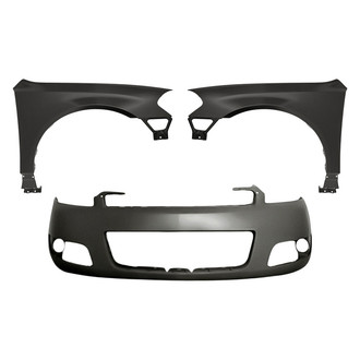 Sherman® - 3-Piece (Front Bumper Cover, Front Driver and Passenger Side Fender) (CAPA Certified)