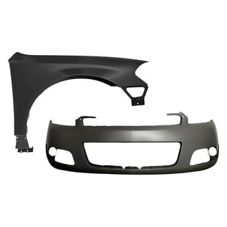Sherman® - 2-Piece (Front Bumper Cover, Front Passenger Side Fender) (CAPA Certified)