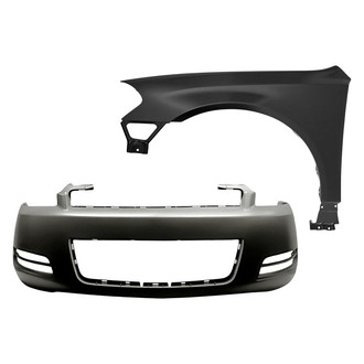 Sherman® - 2-Piece (Front Bumper Cover, Front Driver Side Fender) (CAPA Certified)