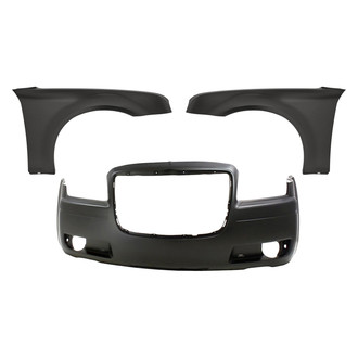 Sherman® - 3-Piece (Front Bumper Cover, Front Driver and Passenger Side Fender) (Value Line)