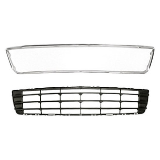 Sherman® - 2-Piece (Front Bumper Grille, Lower Grille Frame) (Value Line)