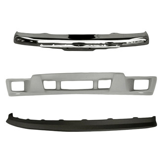Sherman® - 3-Piece (Front Lower Bumper Cover, Front Bumper Face Bar, Front Bumper Air Deflector) (Value Line)