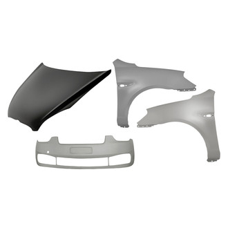Sherman® - 4-Piece (Front Bumper Cover, Front Driver and Passenger Side Fender, Hood Panel) (Value Line)