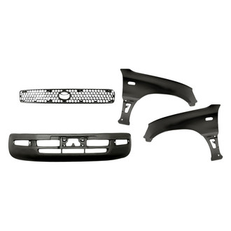 Sherman® - 4-Piece (Front Bumper Cover, Front Driver and Passenger Side Fender, Grille) (Value Line)