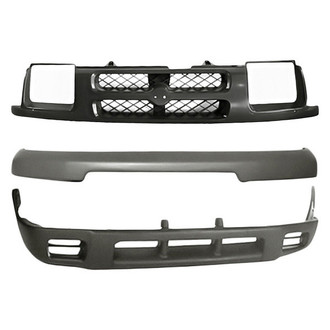 Sherman® - 3-Piece (Grille, Front Bumper Face Bar, Front Bumper Valance) (Value Line)