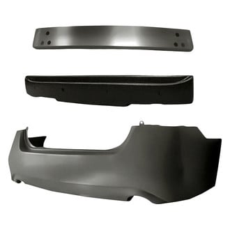 Sherman® - 3-Piece (Rear Bumper Cover, Rear Bumper Reinforcement, Rear Bumper Absorber) (Value Line)