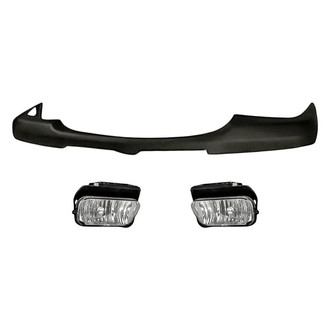Sherman® - 3-Piece (Front Upper Bumper Cover, Driver and Passenger Side Fog Light) (Value Line)