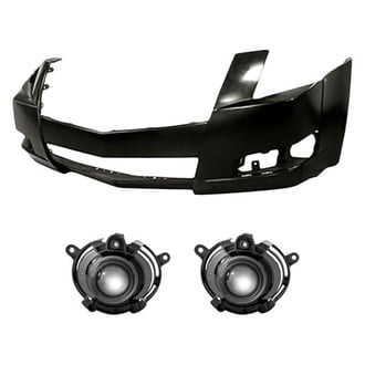 Sherman® - 3-Piece (Front Bumper Cover, Driver and Passenger Side Fog Light) (Value Line)