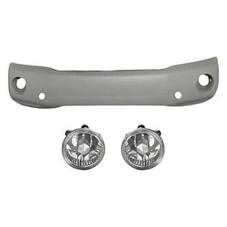 Sherman® - 3-Piece (Front Bumper Cover, Driver and Passenger Side Fog Light) (Value Line)