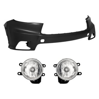 Sherman® - 3-Piece (Front Upper Bumper Cover, Driver and Passenger Side Fog Light) (CAPA Certified)