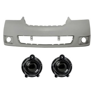 Sherman® - 3-Piece (Front Bumper Cover, Driver and Passenger Side Fog Light) (Value Line)