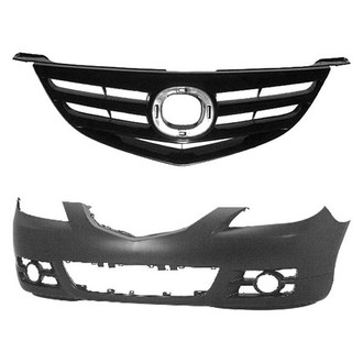 Sherman® - 2-Piece (Front Bumper Cover, Grille) (Value Line)