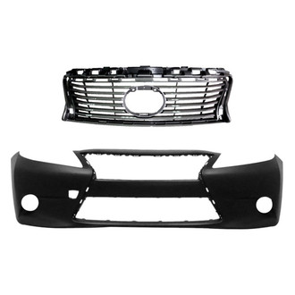 Sherman® - 2-Piece (Front Bumper Cover, Grille) (CAPA Certified)