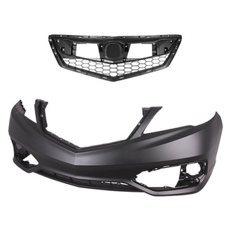 Sherman® BNDL-230023 - 2-Piece (Front Bumper Cover, Grille) (CAPA Certified)