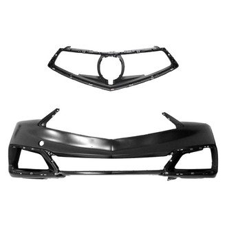 Sherman® - 2-Piece (Front Bumper Cover, Grille) (CAPA Certified)