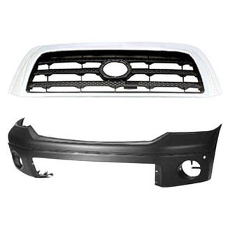 Sherman® - 2-Piece (Front Bumper Cover, Grille) (Value Line)