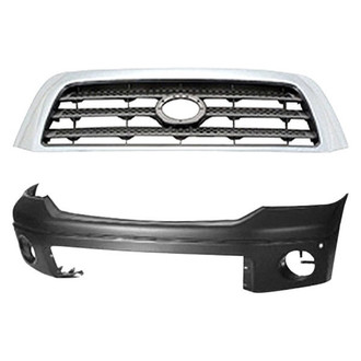 Sherman® - 2-Piece (Front Bumper Cover, Grille) (Value Line)