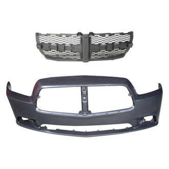 Sherman® - 2-Piece (Front Bumper Cover, Grille)