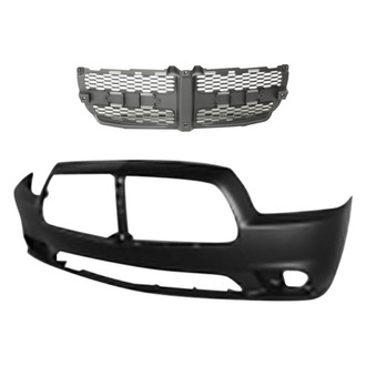 Sherman® - 2-Piece (Front Bumper Cover, Grille) (CAPA Certified)