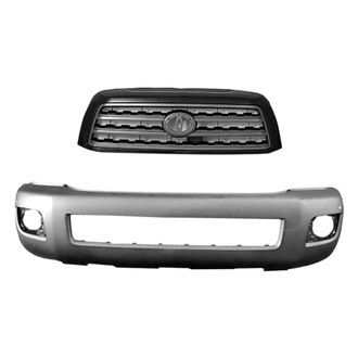 Sherman® - 2-Piece (Front Bumper Cover, Grille) (Value Line)