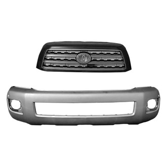 Sherman® - 2-Piece (Front Bumper Cover, Grille) (Value Line)