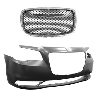 Sherman® - 2-Piece (Front Bumper Cover, Grille) (CAPA Certified)
