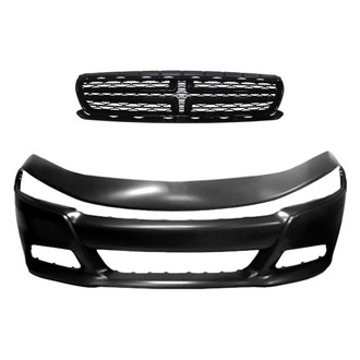 Sherman® - 2-Piece (Front Bumper Cover, Grille) (CAPA Certified)