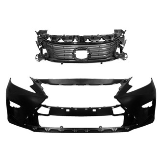 Sherman® - 2-Piece (Front Bumper Cover, Grille) (CAPA Certified)