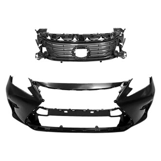 Sherman® - 2-Piece (Front Bumper Cover, Grille) (CAPA Certified)