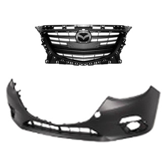 Sherman® - 2-Piece (Front Bumper Cover, Grille) (Value Line)