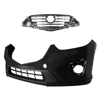 Sherman® - 2-Piece (Front Bumper Cover, Grille) (CAPA Certified)