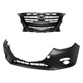 Sherman® - 2-Piece (Front Bumper Cover, Grille) (CAPA Certified)