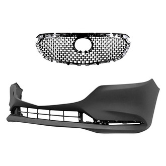 Sherman® - 2-Piece (Front Bumper Cover, Grille) (CAPA Certified)