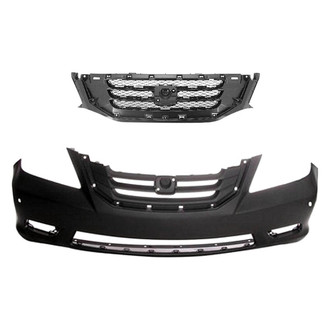 Sherman® - 2-Piece (Front Bumper Cover, Grille) (CAPA Certified)