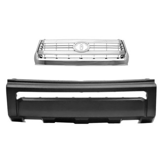 Sherman® - 2-Piece (Front Bumper Cover, Grille) (Value Line)