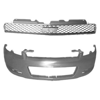 Sherman® - 2-Piece (Front Bumper Cover, Grille) (Value Line)