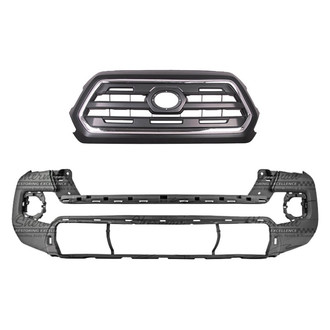 Sherman® - 2-Piece (Front Bumper Cover, Grille) (Value Line)